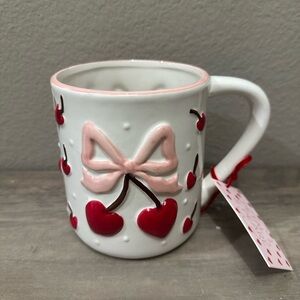 Petal & Pearl Cherry Valentine Mug